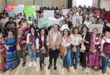 Desde la Cañada de los Once Pueblos, Gladyz Butanda encabeza defensa de la 4T