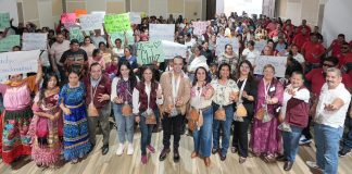 Desde la Cañada de los Once Pueblos, Gladyz Butanda encabeza defensa de la 4T