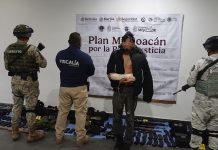 Cateo en Ciudad Hidalgo deja un detenido y asegura arsenal, vehículos y droga