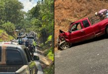 Choque entre combi y camioneta deja varios lesionados en la carretera Los Reyes-Pamatácuaro