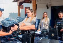Dayana Pérez Mendoza fortalece a Seguridad Pública con entrega de uniformes y equipamiento