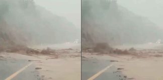 #VIDEO // Deslave obliga a cierre de la autopista Siglo XXI