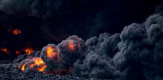 ¿Qué contiene el humo negro que generan los incendios industriales?