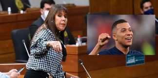 Senadora paraguaya desata polémica por insultos racistas contra Mbappé; culpa a la FIFA y niega responsabilidad