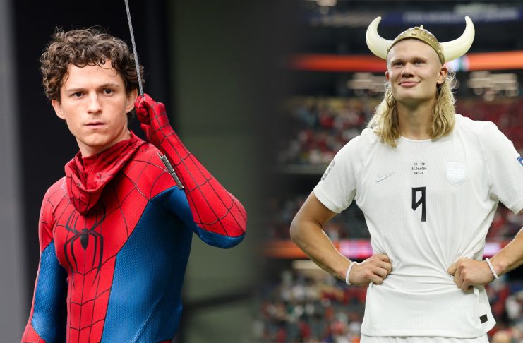 Erling Haaland confiesa que ignoró a Tom Holland por no saber quién era