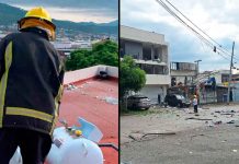#VIDEO // Estalla tanque estacionario de Gas L. P, en edificio de Uruapan; hay tres heridos y daños en varios inmuebles
