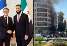 Explosiones en Damasco cerca del hotel que aloja a Macron