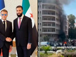 Explosiones en Damasco cerca del hotel que aloja a Macron
