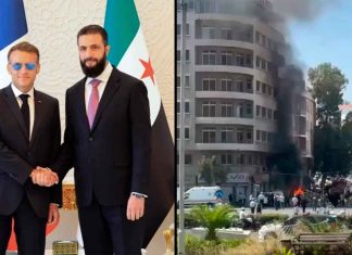 Explosiones en Damasco cerca del hotel que aloja a Macron