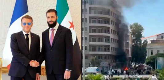 Explosiones en Damasco cerca del hotel que aloja a Macron