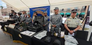 Guardia Nacional fortalece cercanía con la ciudadanía mediante exposición militar en la Plaza de Armas de Morelia