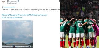 Por primera vez, la Secretaría de Defensa muestra su apoyo a la Selección Mexicana