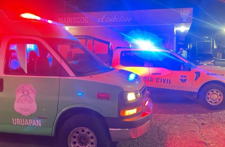 Balean a un hombre y resulta herido, en Uruapan