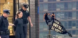 #VIDEO // Pareja que escaló y se comprometió en la antena del Empire State es arrestada y acusada de 7 cargos