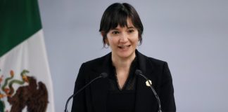 Marcela Figueroa presenta baja en homicidios en Michoacán durante conferencia en Morelia