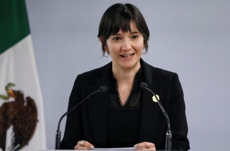 Marcela Figueroa presenta baja en homicidios en Michoacán durante conferencia en Morelia