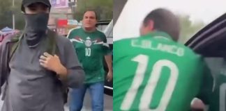#VIDEO //”Asesino” manifestantes pintan camioneta de Cuauhtémoc Blanco; lo acusa de intentar embestirlas