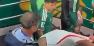 #VIDEO // Jude Bellingham busca al Gilberto Mora en los vestidores para intercambiar camisetas