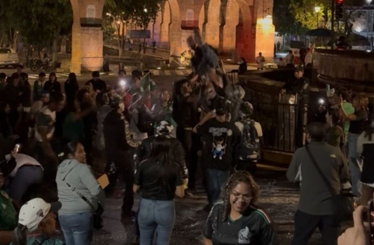 Ocho detenidos y 20 autos al corralón tras eliminación de México en el Mundial: Morelia