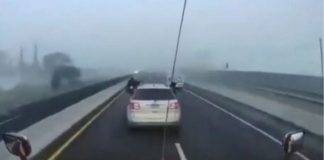 #VIDEO // Conductor de tráiler frustra asalto a balazos en la carretera Apaseo el Grande–Celaya