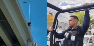 #VIDEO // Policía se suicida al lanzarse desde distribuidor en Guanajuato; subió un video