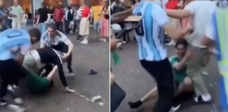 #VIDEO // Aficionados argentinos agrediendo brutalmente a un joven mexicano en Seattle