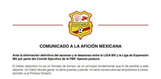 Atlético Morelia fija postura contra la eliminación definitiva del ascenso y descenso en el futbol mexicano