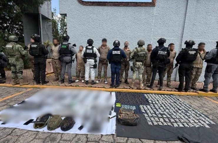Coordinación interestatal permitió asegurar a 11 personas armadas en La Piedad