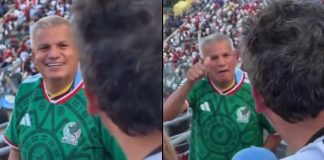 #VIRAL // Aficionado mexicano saca “tarjeta roja” a argentinos en la final del Mundial y se vuelve tendencia