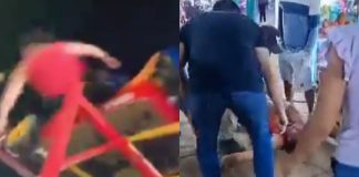 #VIDEO // Mujer sale proyectada de juego mecánico en Ecuador; se reporta delicada de salud