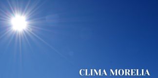 Prevén tarde cálida con tormentas aisladas este jueves en Morelia