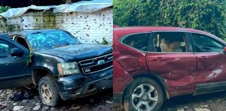 Enfrentamiento entre grupos criminales deja tres vehículos asegurados en Santa Clara del Cobre