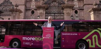 Gerente del Centro Histórico desconoce si el Morebus pasará por el centro
