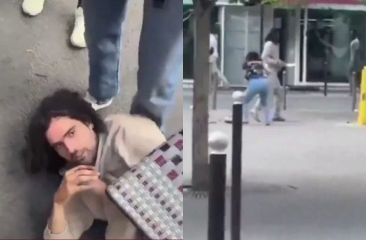 #VIDEO // Hombre apuñala a tres mujeres en París; fue detenido por un policía fuera de servicio