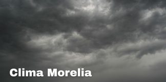 Prevén chubascos tormentosos y rachas de viento para este miércoles en Morelia