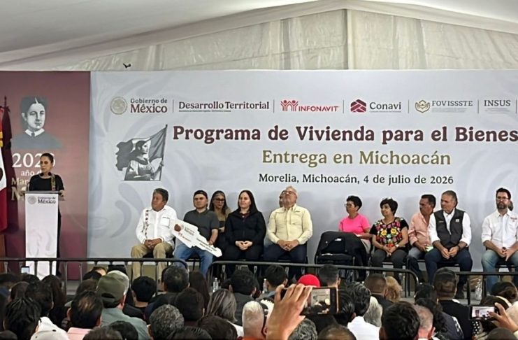 Infonavit reporta 200 mil viviendas sociales en obra y eleva meta a 50 mil casas para Michoacán