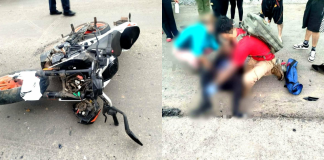Motociclista queda herido al accidentarse en la Zitácuaro-Morelia
