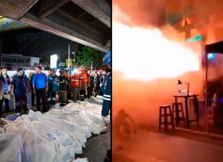 #VIDEO // Trágico incendio en un bar de Tailandia deja 27 muertos y múltiples heridos