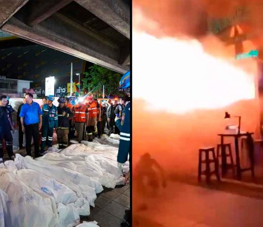 #VIDEO // Trágico incendio en un bar de Tailandia deja 27 muertos y múltiples heridos
