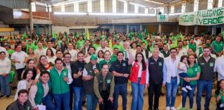Ernesto Núñez Aguilar presenta el proyecto “Michoacán Competitivo” en gira por Ario de Rosales