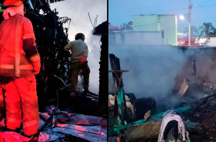 Incendio en inmueble abandonado moviliza a cuerpos de emergencia en Morelia
