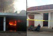 Incendio consume vivienda mientras sus habitantes estaban de vacaciones en Uruapan