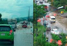 Inundaciones en el poniente de Morelia afectan la movilidad ciudadana