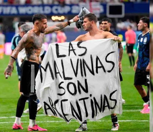 El gobierno británico pide a la FIFA investigar a los jugadores de Argentina