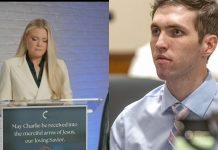 Viuda de Charlie Kirk observa video del presunto asesino durante audiencia en Utah