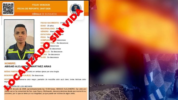 localizan-sin-vida-policia-paramedico-desaparecido-uruapan