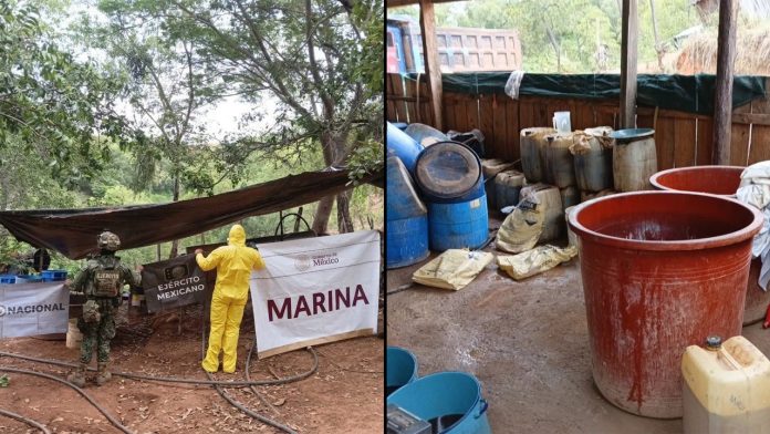 marina-desmantela-laboratorio-clandestino-drogas-arteaga