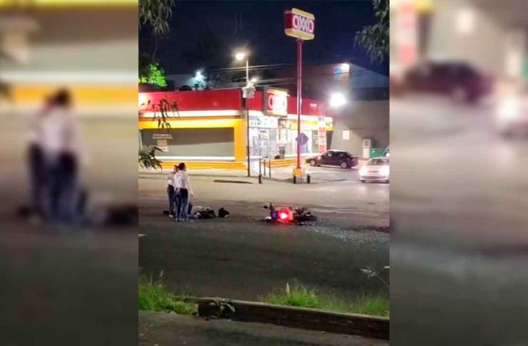 Motociclista resulta lesionado tras accidente en la avenida Madero Poniente de Morelia