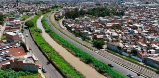 Reportan niveles de ríos y drenes en Morelia tras lluvias; mantienen bombeo en puntos críticos