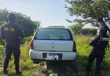 Policía Morelia recupera auto con reporte de robo en la colonia Satélite